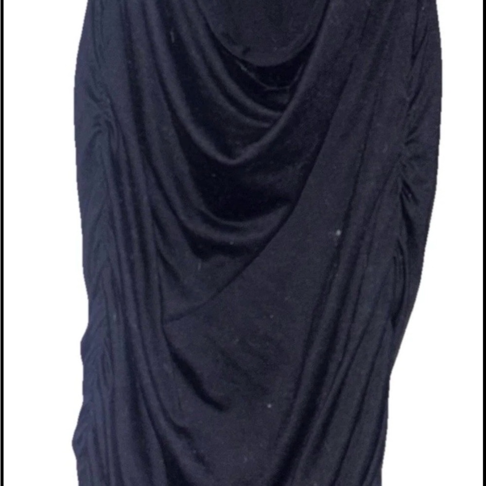 GLO jeans Black Cowl Neck Mini Dress